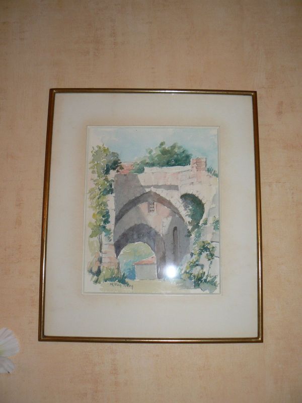 P1040154 aquarelle m van steen pont ardeche 38x32 30e.jpg
